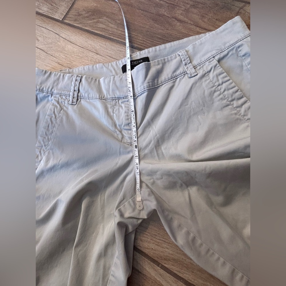 Ann Taylor khaki Lightweight Cotton Blend shorts
